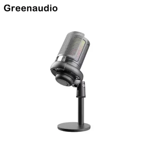 GAM-ME6S Black, Microfone USB RGB (Nunca utilizado)