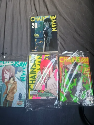 Mangás Chainsawman CONSERVADOS NO PLASTICO