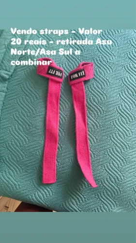 Fita strap faixa rosa para academia