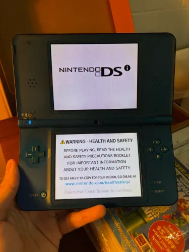 Nintendo DSi XL Azul na Caixa - Completo