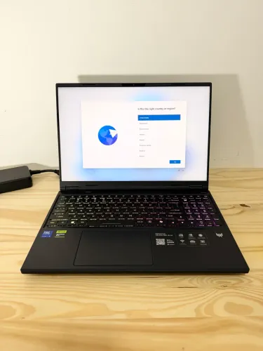 Notebook Acer Predator Helios Neo 16 - RTX 5070 Ti 12GB / Intel Core Ultra 9 / 32GB DDR5