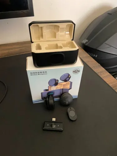Microfone sem fio para iphone