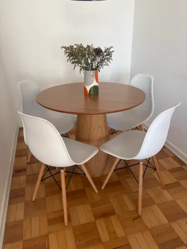 conjunto de cadeiras eames para mesa de jantar