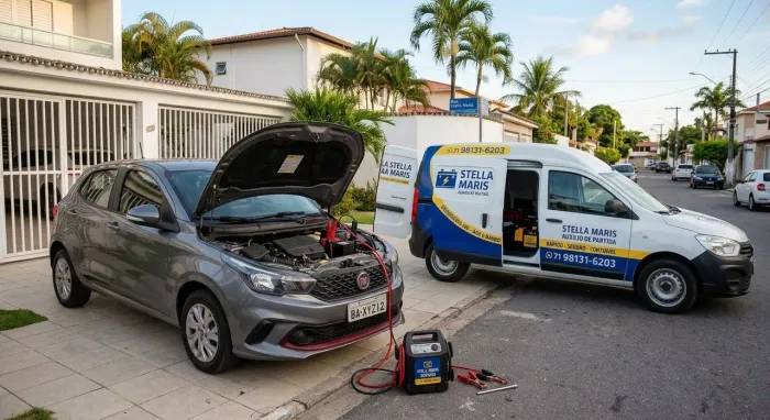Chupeta de carro a domicílio em Stella Maris