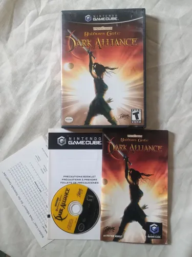 Nintendo, GameCube - jogo Baldurs gate Dark Alliance