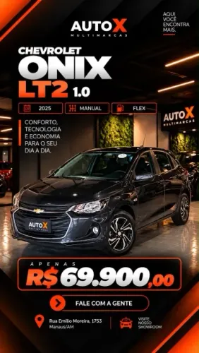 Chevrolet Onix Hatch LT 1.0 12V Flex Mec. 4P 2025
