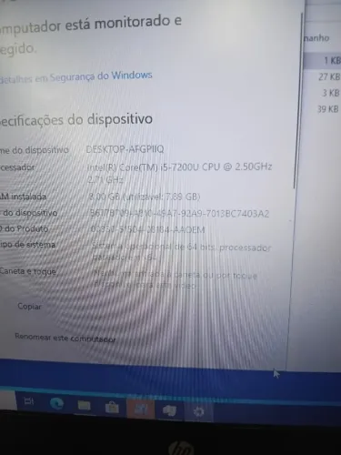 Notebook HP 240 G6 | Intel Core i5 | 8GB RAM | SSD 256GB