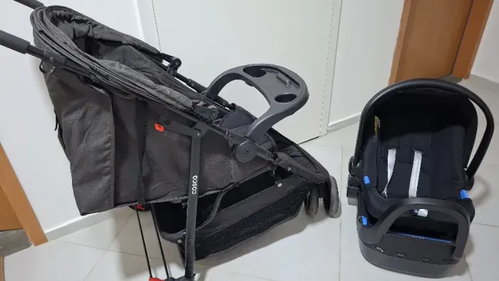 Bebê Conforto + Carrinho de bebê - Em perfeito estado