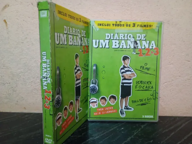 DVD - TRILOGIA UM DIÁRIO DE UM BANANA