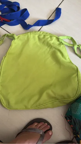Assento cadeira Tiffany ou Dior verde limão