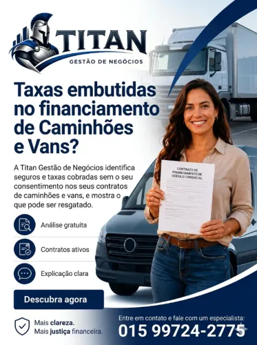 VOCÊ FINANCIOU UM CAMINHÃO OU VAN NOS ÚLTIMOS ANOS?
