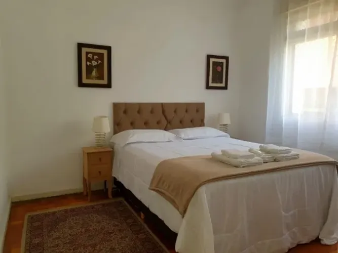 Cabeceira estofada cama de casal padrão