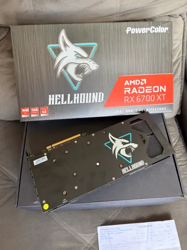 RX 6700 XT Hellhound 12GB impecável novo