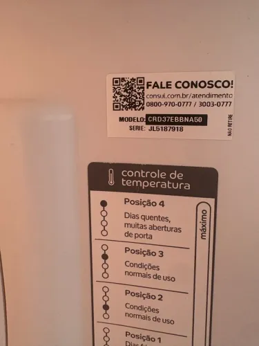 Vendo geladeira Cônsul