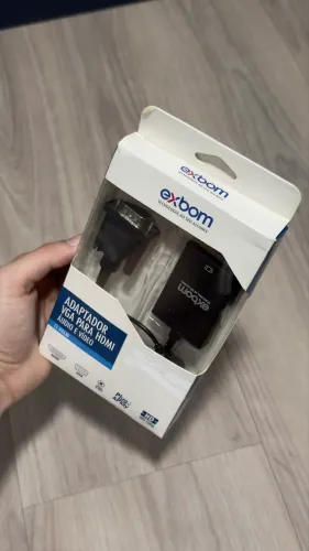 adaptador exbom vga para hdmi