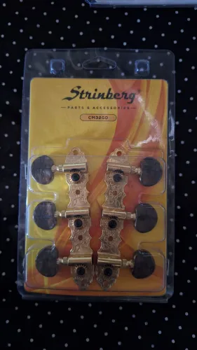 Tarraxa Violão Nylon Strinberg CM32 GD Gold 