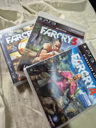 Coleção Far Cry para PS3 (Far Cry 2, 3 e 4)