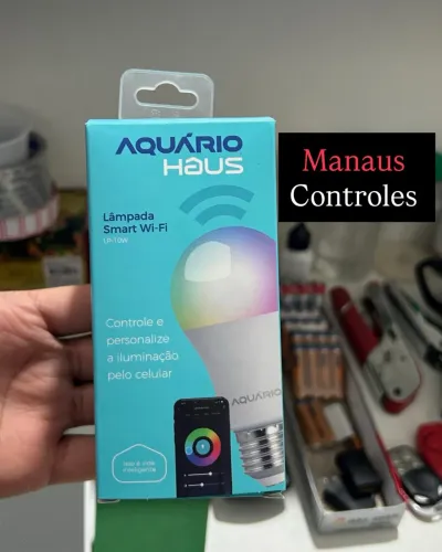 Lâmpada Led Inteligente para Alexa Wi-FI 2.4GHz