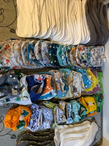 Conjunto Fraldas Reutilizáveis Ecológicas