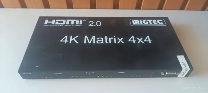 Matriz HDMI 2.0 4K 4x4