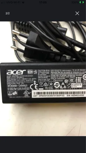 Fonte carregador notebook acer ADP45HE