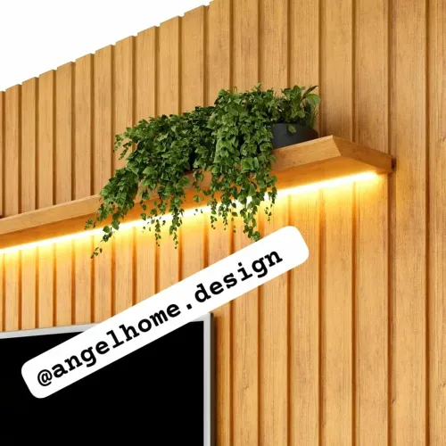 Painel Ripado com led sem bancada 