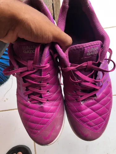 Tenis lunar gato rosa