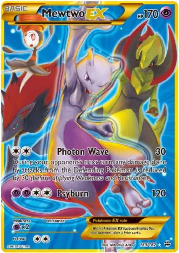 Pokémon-Mewtwo-ex antigo HP/D