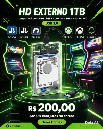 Hd externo 1tb