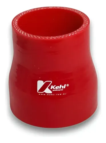 Mangote Silicone Redutor Reto Id 2.5 - 2.0 X 80 Mm Vermelho