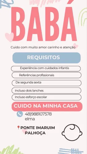 Presto serviço de babá