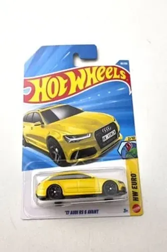 Hot Wheels 17' Audi Rs6 AVANT AMARELA