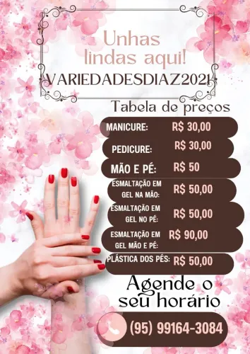 Manicure, Pedicure, Esmaltaçao em Gel e Plástica dos Pés 