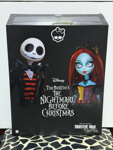 (Leia descrição) bonecos monster High nightmare before christmas jack sally skullector