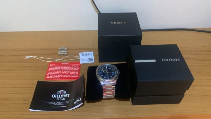 Relógio Orient original modelo MBSS0005 D2SX