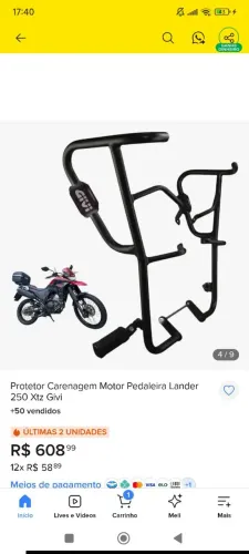 Protetor de carenagem