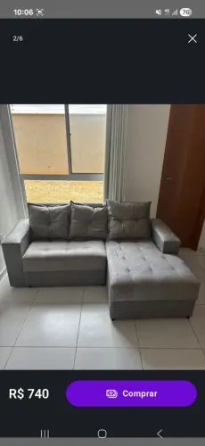 IMPERDÍVEL SOFÁ CHASE POR 780 AVISTA COM ALMOFADAS