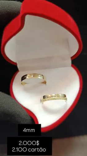 Alianças Ouro18K Promoção