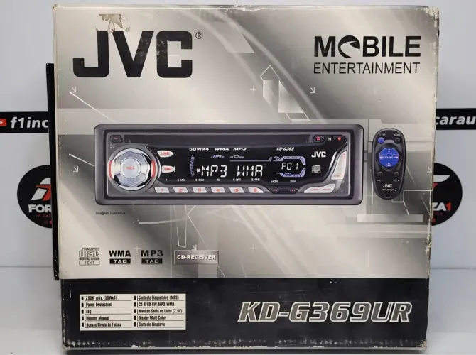 CD Player MP3 JVC G369UR De Colecionador pouco uso novíssimo