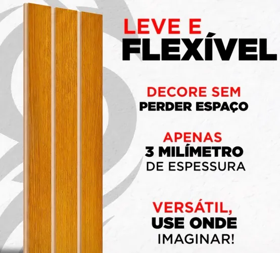 Kit 120 placas painel ripado 45x11 cm