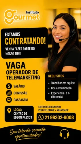 operador de telemarketing 