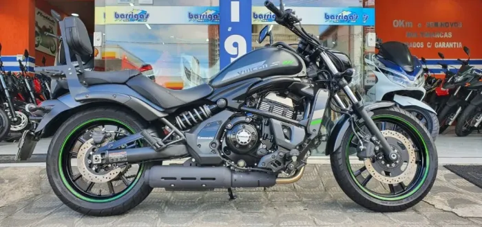 Kawasaki Vulcan 650 S Abs 2023 Cinza Baixo Kms