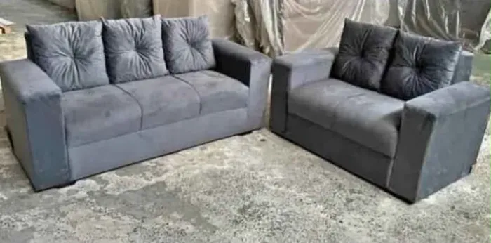 Conjunto sofá com almofadas