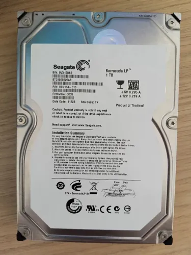 Hd barracuda 1 TB
