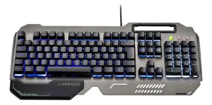 Kit Teclado E Mouse Gamer Tc223 Warrior Cinza Multilaser