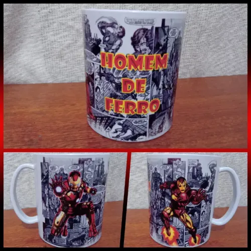 Caneca de Polímero - Homem de Ferro