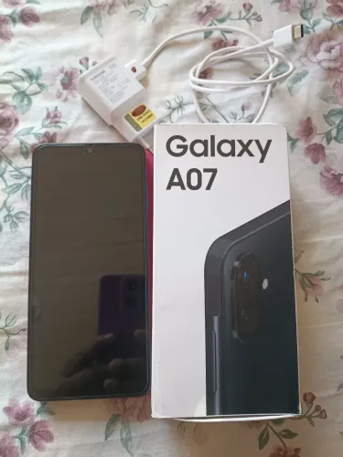 Celular A07,novo com todo acessórios,capinha , película