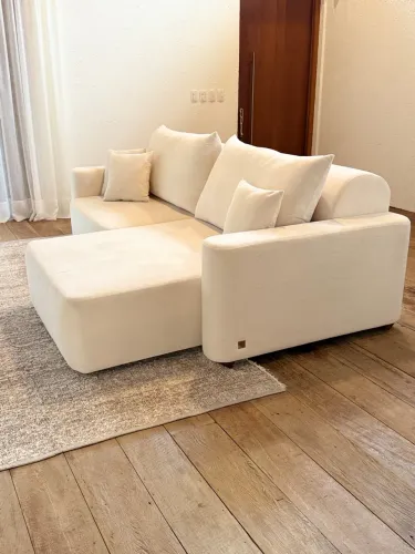 Sofá Retrátil Bouclé Impermeabilizado com Garantia