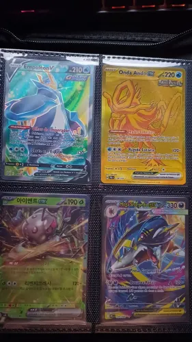 4 cartas pokémon