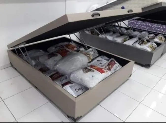 Cama box baú casal